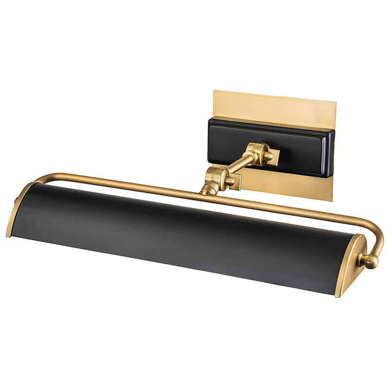 Lucas McKearn Winchfield 2Lt Picture Light, Brass/Black