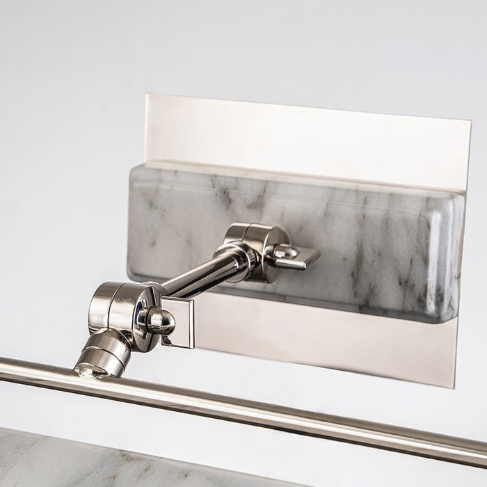 Lucas McKearn Winchfield 2Lt Picture Light, NK/WH Marble