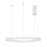 Lumpure Florida 2 LED Pendant/48W, Matte White - 5355-848RPP-WH-3