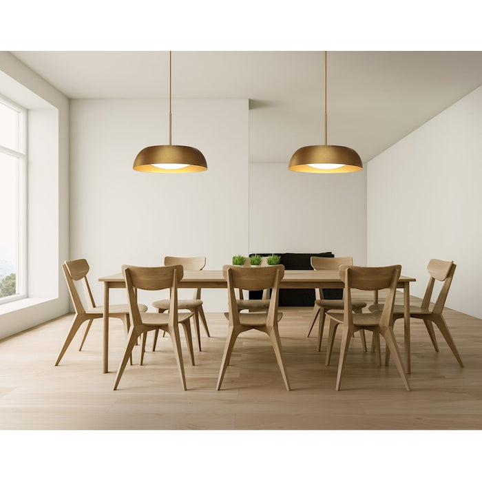 Lumpure Noruega LED Pendant/40W, Brushed Brown Gold