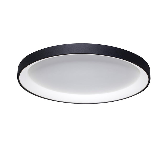 Lumpure Alaska 1 Cc LED Flush Mount/30W, Matte Black - 5367-830RC-BK-TR-CCT