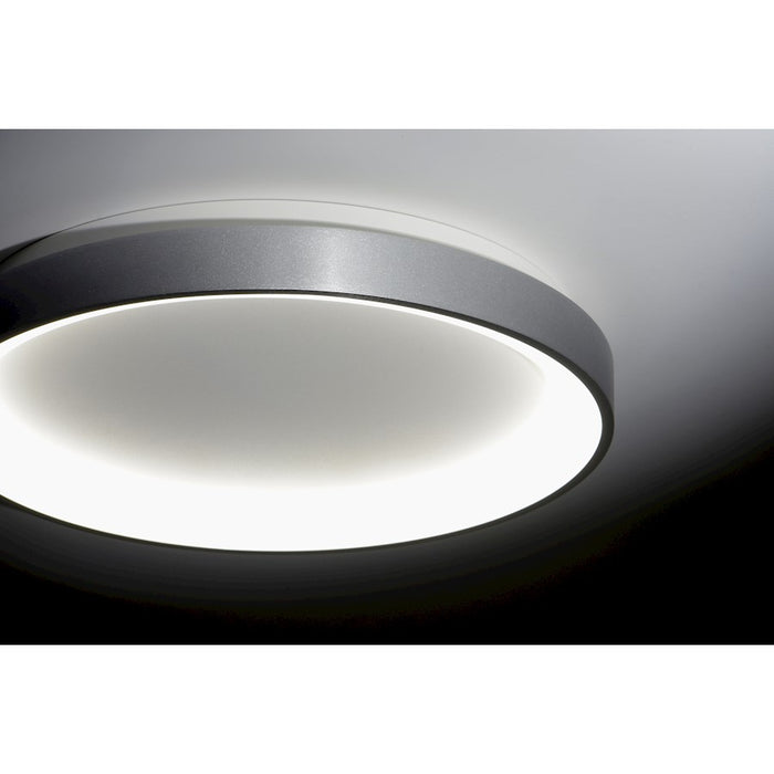 Lumpure Alaska 1 Cct LED Flush Mount/30W, Silver