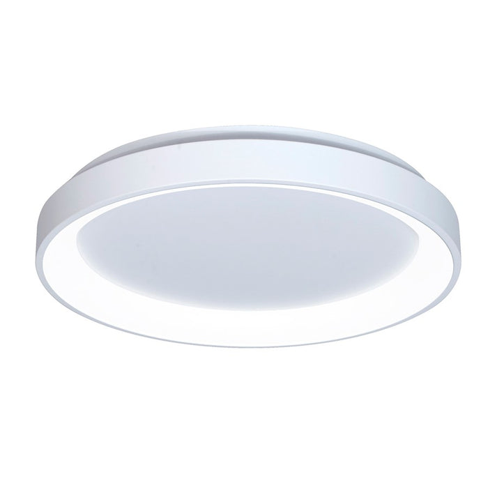 Lumpure Alaska 1 Cct LED Flush Mount/30W, Matte White