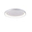 Lumpure Alaska 2 Cct LED Flush Mount/38W, Silver