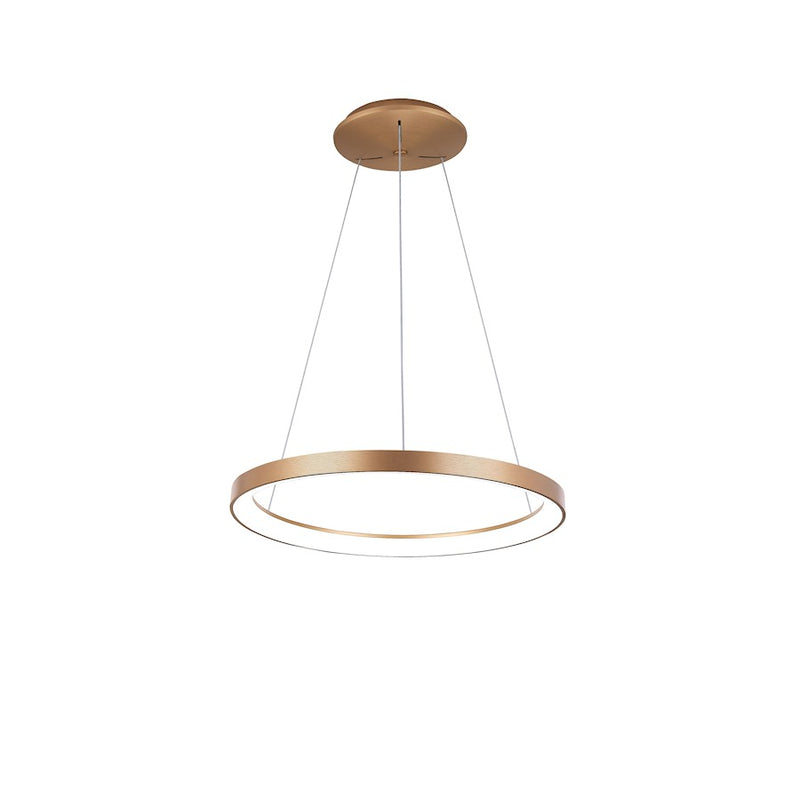 Lumpure Alaska 9 LED Pendant/48W, Brushed Gold - 5367-848ROP-BG-3