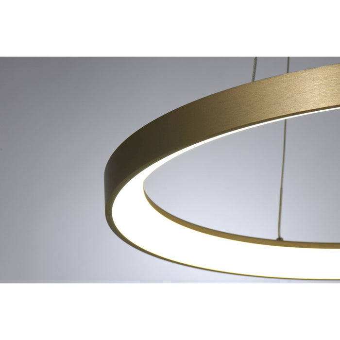 Lumpure Alaska 9 LED Pendant/48W, Brushed Gold