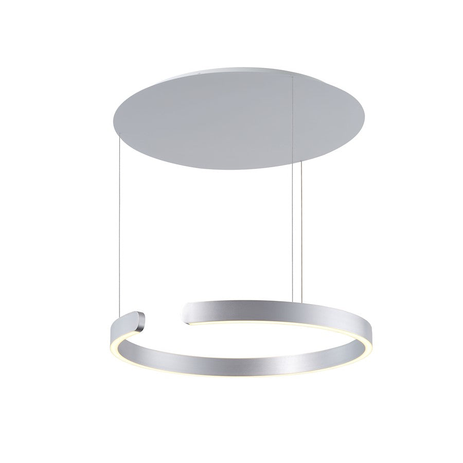 Lumpure Tokio LED Pendant/30+30W, Silver - 5373D-830-30RP-SLV-3000-TR