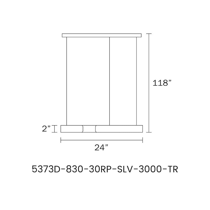 Lumpure Tokio 24" LED Pendant