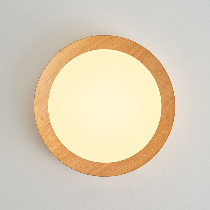 Lumpure Barcelona LED Flush Mount/40W, Wood