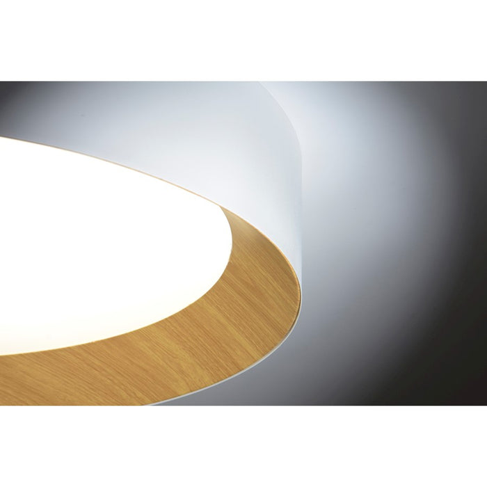 Lumpure Barcelona Big LED Flush Mount/60W, White/Gold