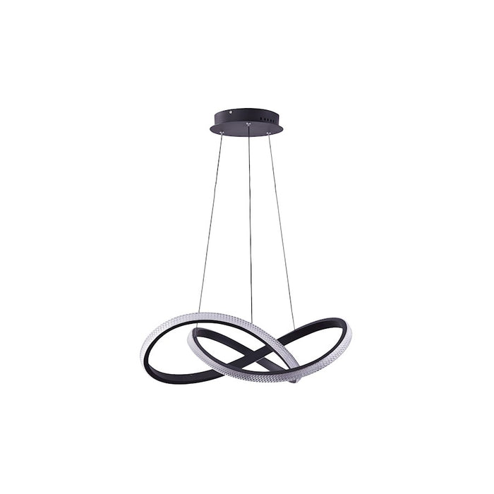 Lumpure Paris LED Pendant/80W, Matte Black