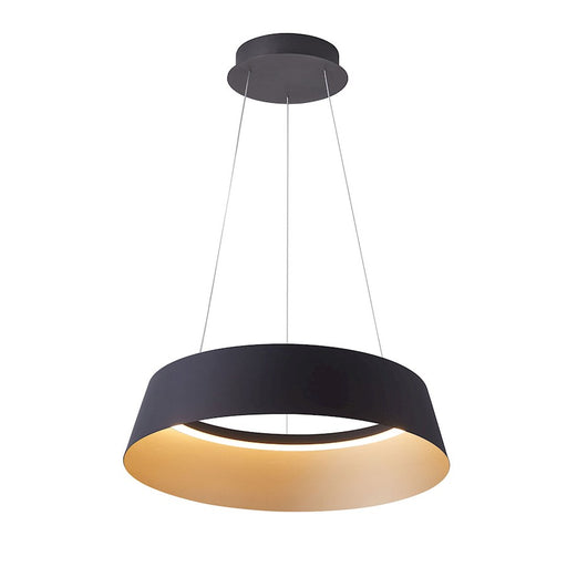 Lumpure Buenos Aires LED Pendant/50W, Black/Champagne - 5636-850ROP-BK-CGD-CCT