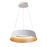 Lumpure Buenos Aires LED Pendant/50W, White/Champagne - 5636-850ROP-WH-CGD-CCT