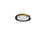 Lumpure Brazil LED Flush Mount/40W, Black/Wood