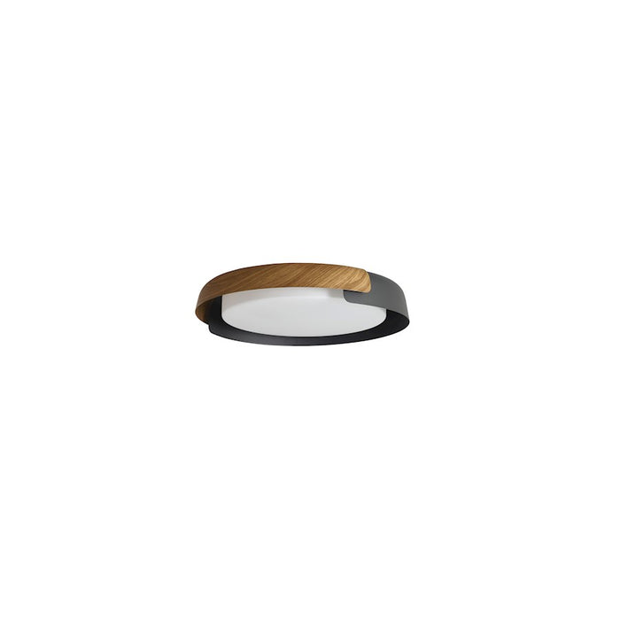 Lumpure Brazil LED Flush Mount/40W, Black/Wood