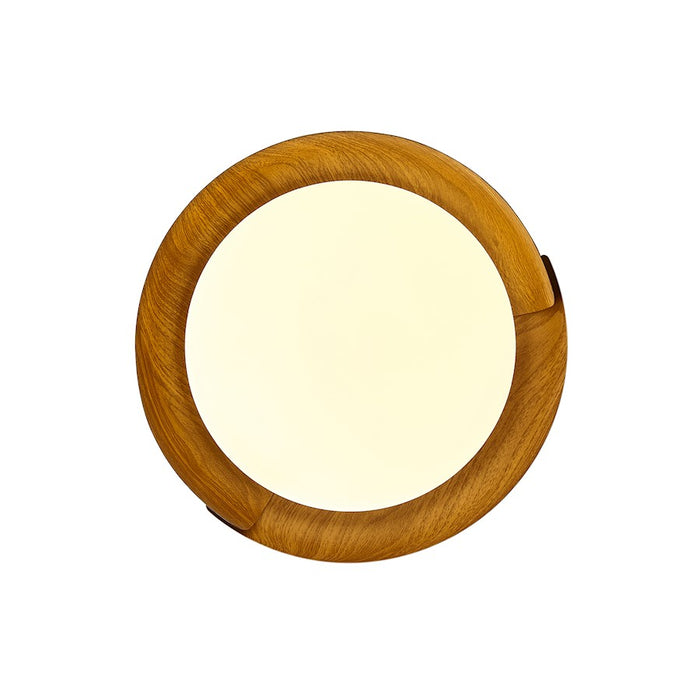 Lumpure Brazil LED Flush Mount/40W, Dark Wood