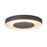 Lumpure Quebec LED Flush Mount/24W, Matte Black - 5712-824RC-BK-CCT