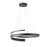 Lumpure New York LED Pendant/48W, Matte Black - 5714-848ROP-BK-3