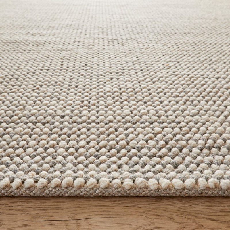 Lavin Rugs N1004 Latur 2' x 3' Stripe Rug, Silver Beige/Light Grey