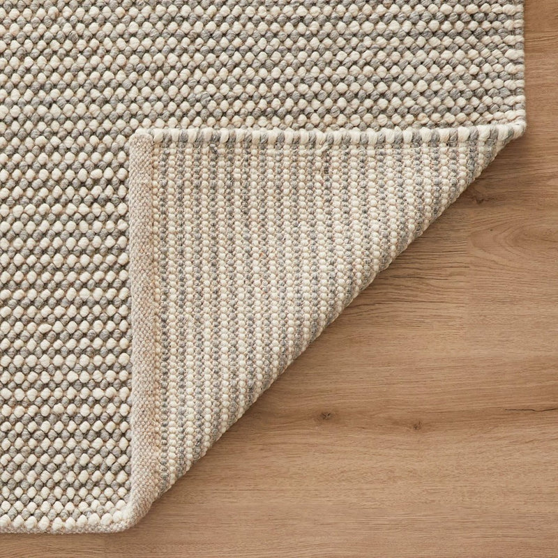 Lavin Rugs N1004 Latur 2' x 3' Stripe Rug, Silver Beige/Light Grey