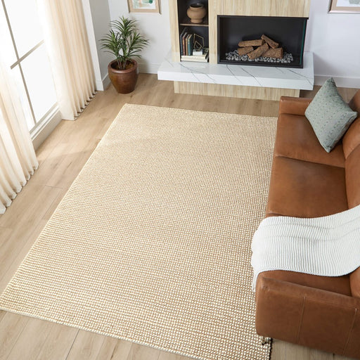 Lavin Rugs N1006 Latur 7'10" x 10'10" Stripe Rug, Beige/Neutral
