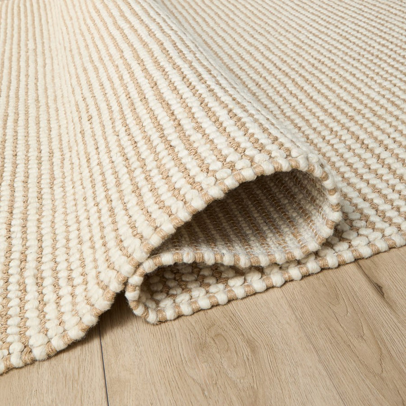 Lavin Rugs N1006 Latur 9'10" x 13'2" Stripe Rug, Beige/Neutral