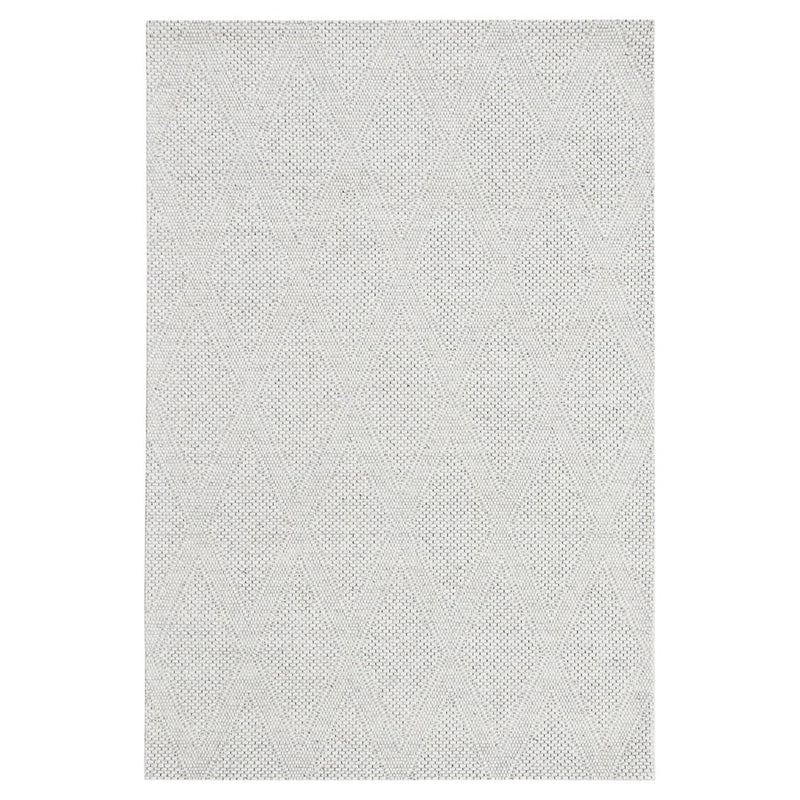 Lavin Rugs N1007 Jaya 2' x 3' Geometric Rug, Silver/Light Grey - N1007-0203