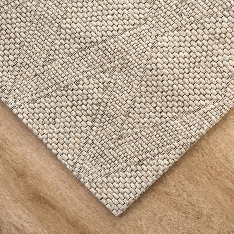 Lavin Rugs N1007 Jaya 2' x 3' Geometric Rug, Silver/Light Grey