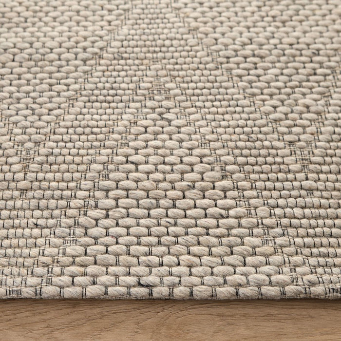 Lavin Rugs N1007 Jaya 7'10" x 10'10" Geo Rug, Silver/L.Grey