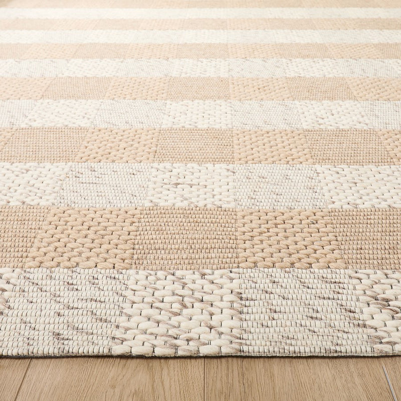 Lavin Rugs N1008 Jaya 2' x 3' Stripe Rug, Beige Brown/Neutral