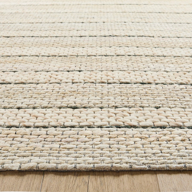 Lavin Rugs N1009 Jaya 2' x 3' Stripe Rug, White Beige/Neutral