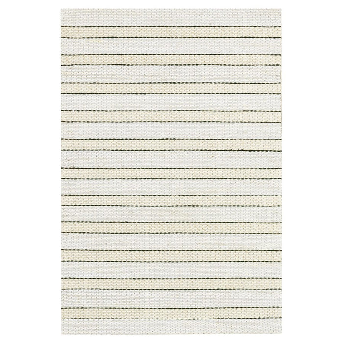 Lavin Rugs N1009 Jaya 6'7" x 9'6" Stripe Rug, White Beige/Neutral - N1009-0609