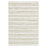 Lavin Rugs N1009 Jaya 9'10" x 13'2" Stripe Rug, White Beige/Neutral - N1009-1013