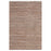 Lavin Rugs N1012 Sanika 5'3" x 7'6" Stripe Rug, Brown Beige/Neutral - N1012-0507