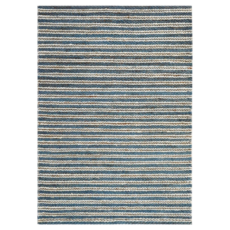 Lavin Rugs N1013 Sanika 2' x 3' Stripe Rug, Navy Blue/L.Grey/Blue - N1013-0203