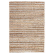 Lavin Rugs N1014 Sanika 2' x 3' Stripe Rug, Grey/Beige/Blue - N1014-0203