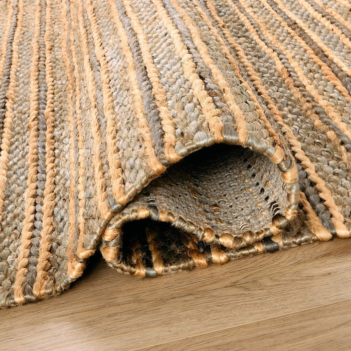 Lavin Rugs N1014 Sanika 2' x 3' Stripe Rug, Grey/Beige/Blue