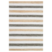 Lavin Rugs N1016 Jaya 9'10" x 13'2" Stripe Rug, Cream Black/Neutral - N1016-1013