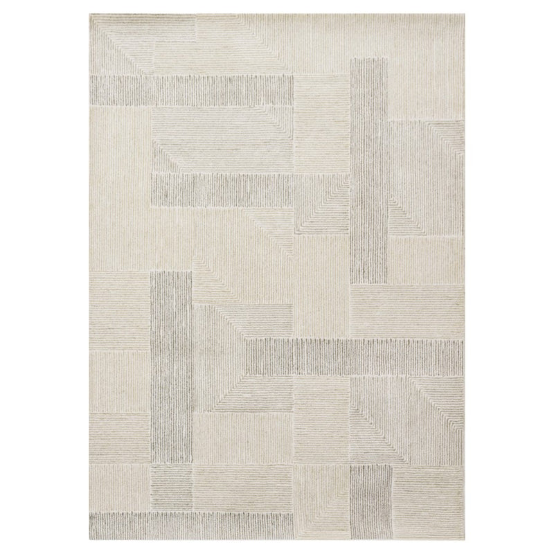 Lavin Rugs N2001 Sachin 2' x 3' Geometric Rug, Grey Beige/Neutral - N2001-0203