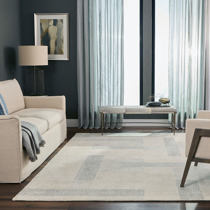Lavin Rugs N2001 Sachin 9'10" x 13'2" Geo Rug, Grey Beige/Neutral