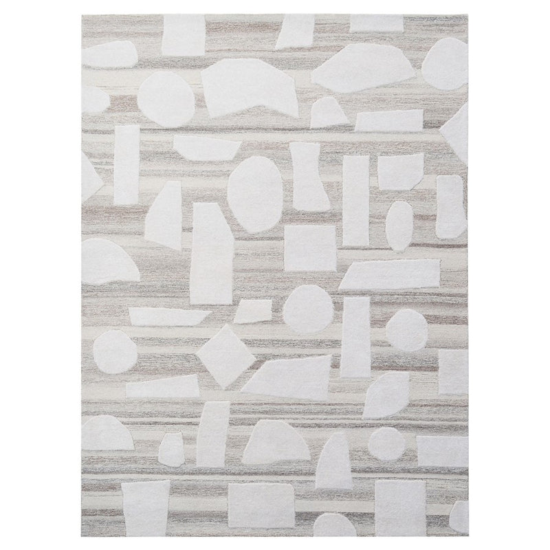 Lavin Rugs N2003 Sachin 2' x 3' Geometric Rug, Beige Cream/Neutral - N2003-0203