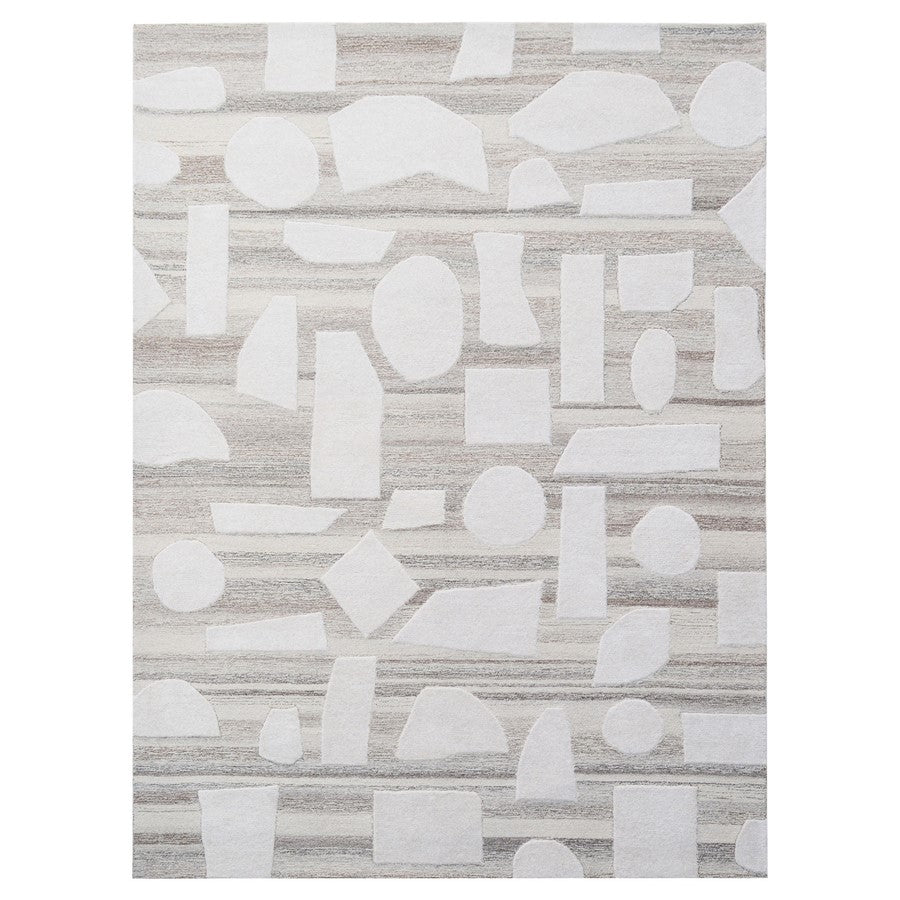 Lavin Rugs N2003 Sachin 6'7" x 9'6" Geo Rug, Beige Cream/Neutral - N2003-0609