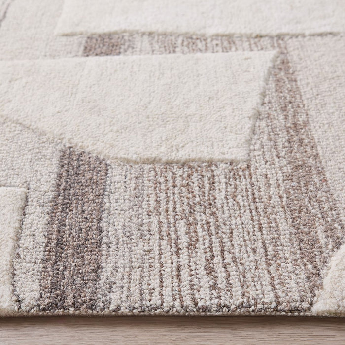 Lavin Rugs N2003 Sachin 6'7" x 9'6" Geo Rug, Beige Cream/Neutral