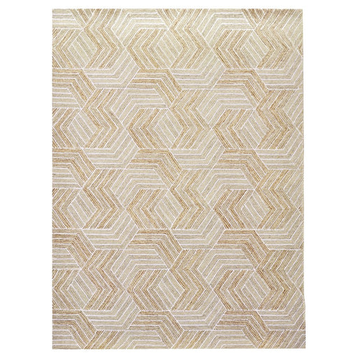 Lavin Rugs N2005 Sachin 6'7" x 9'6" Geometric Rug, Grey Beige/Brown - N2005-0609