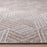 Lavin Rugs N2005 Sachin 6'7" x 9'6" Geometric Rug, Grey Beige/Brown