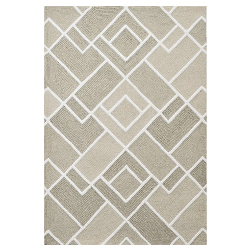Lavin Rugs N2006 Sachin 5'3"x7'6" Geo Rug, Grey Beige/Grey/Neutral - N2006-0507