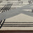 Lavin Rugs N2007 Sachin 2' x 3' Geometric Rug, Grey/Black/White
