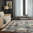 Lavin Rugs N2007 Sachin 9'10" x 13'2" Geo Rug, Grey/Black/White