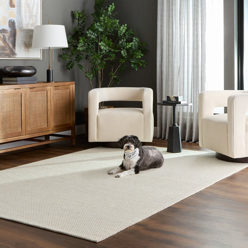 Lavin Rugs N3001 Brinda 2' x 3' Mono Rug, Ivory Silver/Neutral