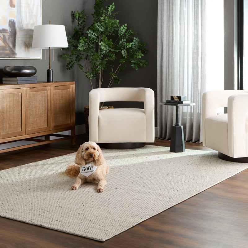 Lavin Rugs N3003 Brinda 2' x 3' Mono Rug, Silver Beige/Neutral